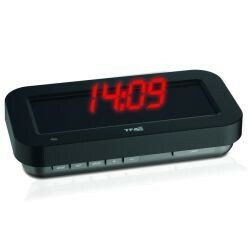 TFA. Часы проекционные "HOLOclock", 3D-эффект, красная индикация, адаптер, 165x84x35 мм (60500905)