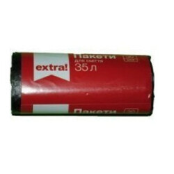 Extra! Пакеты для мусора  35л   100шт/уп (4823096403526)
