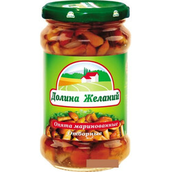Долина бажань. Гриби консервовані Лисички натуральні 580 мл(5060235656255)