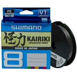 Shimano. Шнур Kairiki 8 PE (Steel Gray) 300m 0.23mm 22.5kg (2266.97.23)
