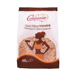 Сквирянка. Хлопья гречневые п/п 400 г(4820006019853)
