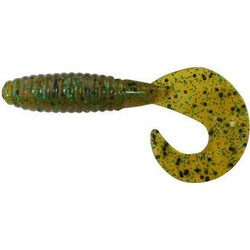 Big Bite Baitst. Силикон  Fat Grub 3" Pumpkin Pepper Green (1838.00.79)