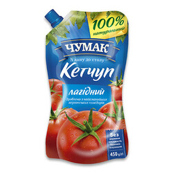 Чумак. Кетчуп "Ніжний", ПЕТ 450г(4820001357967)
