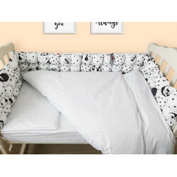 VIALL. Змінне ліжко "JOY"(3 ед) білий горошок(8974)