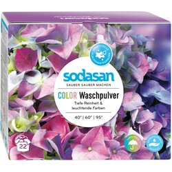 Sodasan. Органический стиральный порошок-концентрат Color Compact 1.2 кг (4019886050203)