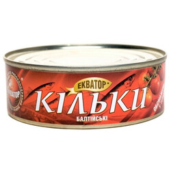Екватор. Кільки Балтійські обсмажені в т/з 240г(4820062440875)