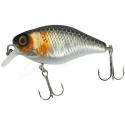 Jackall . Воблер Chubby 38mm 4.0g UV Mat Silver&Black(1699.18.71)