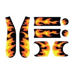Doona.Стикеры Doona Liki Sticker Set - Flames (SP555-99-020-000)