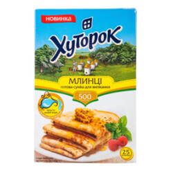 Хутірець. Суміш Хутірець для приготування млинців 0,5кг(4820101714332)