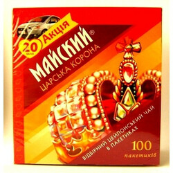 Майский чай. Майский чай Царская Корона 100*2г(4820018731873)