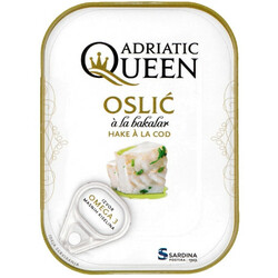 Adriatic Queen. Хек в растительном масле 105гр(3850160109061)