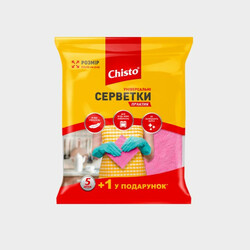 Chisto. Салфетки универсальные Практик «Chisto», 5+1 шт (407911)