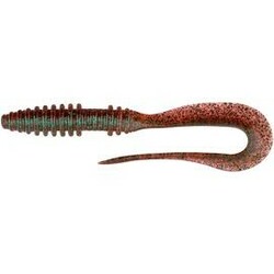 Keitech . Силикон Mad Wag Mini 3.5" (10 шт/упак) ц:302 plum green flk. (1551.07.56)