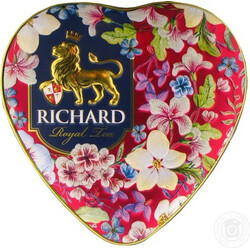 Richard. Чай черный Richard Royal Heart ж/б 30 г (4823063701020)