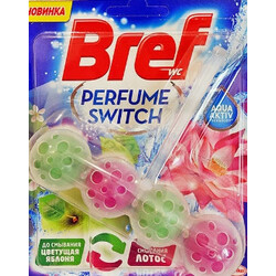 Bref. Блок туалетный Смена аромата Цветущая яблоня-лотос 2*50г (9000101328974)