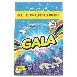 Gala. Порошок стирал Лаванда и ромашка цвет/вещ авт 4кг (8001090924087)