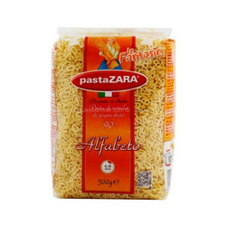 Pasta Zara. Вироби макаронні Pasta Zara Алфавіт 500 г(8004350130907)