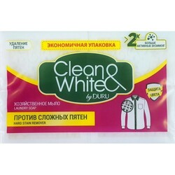 Duru. Мыло хозяйственное Clean&White против пятен 4*125г (8690506485603)
