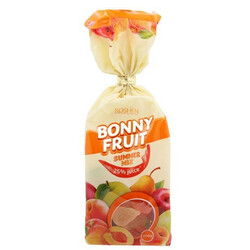 Roshen. Конфеты BonnyFruit Летний микс желейные 200 гр(4823077624230)