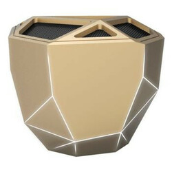 Xoopar. 	 Акуст. система XOOPAR-GEO SPEAKER (золот.,бел. LED,с Bluetooth, USB-кабелем) (XP81016.13WL