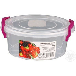 Контейнер пищевой Ал-Пластик круглый 0.6л (4820143571245)