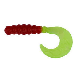 Big Bite Baitst.  Силикон  Fat Grub 2" Red/Chart (1838.01.92)