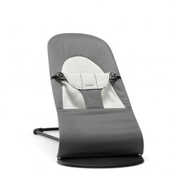BABYBJÖRN. Шезлонг-качалка Baby Bjorn Balance Soft Джерси, Tемно-Cерая (7317680050847)