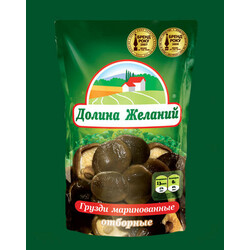 Долина бажань. Гриби Грузді мариновані цілі 580 мл(5060235653513)
