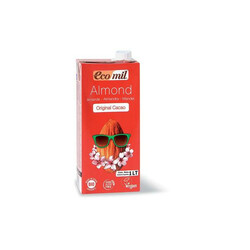Ecomil. Органічне рослинне молоко Ecomil Мигдальне з сиропом агави і какао без цукру 1 л (8