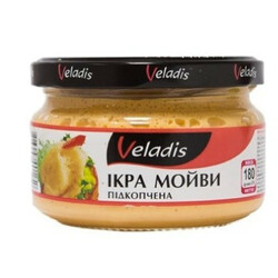 Veladis. Ікра мойви пидкопч у вершковому соусі з/би 180 г(4823097901250)