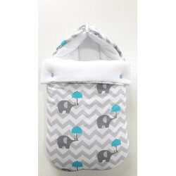 Viall. Детский зимний конверт "Joy" слоники (8995)