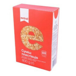 Extra! Смесь хлопьев 3 злаки 800 г(4823096405896)