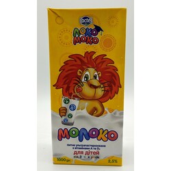 Локо Моко. Молоко ультрапастериз  від 3 років 2,5% т/би(1000 г) (4823065721989)