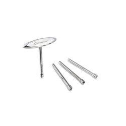 Birzman. Ключ для спиць c Т-подібною ручкою, сріблястий(4714247512818)