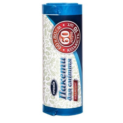 Премія. Пакеты для мусора прочные 60л 10шт/уп (4824024014098)