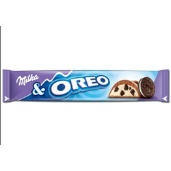 Milka. Шоколад с кусочками печенья Oreo 37гр(7622210705204)