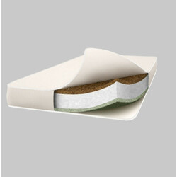 Viall. Матрас детский BabySleep Combi Wide «Len-Holofayber-BiCocos» 120*60*8 (1811)