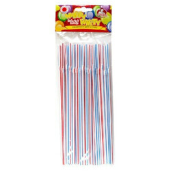 Happy Party. Соломка для коктейля смугаста гофрований 25шт/уп(4820012341054)
