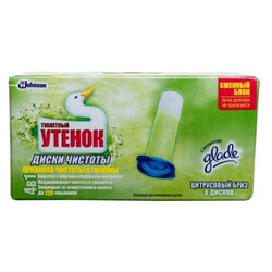 Туалетный Утенок. Диски чистоты Цитрусовый бриз запаска шт (5000204643220)