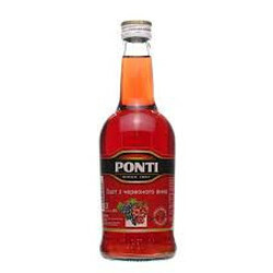Ponti. Оцет з червоного вина 500 мл(9865060056265)