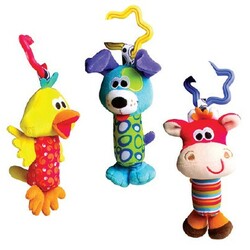 Playgro. Брязкальце "Мої перші друзі"(3 шт в наборі) (7164)