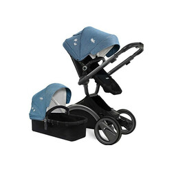 BabyHit. Універсальна коляска 2 в 1 Babysing V - GO Jeans Bluе(70332)