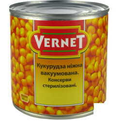 Vernet. Кукуруза нежная 850мл (3083680887199)