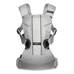 Babybjorn. Рюкзак-кенгуру Baby Carrier One Cotton Mix (Silver, Mesh) серый (93004)