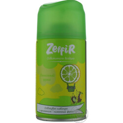 Zeffir. Освежитель Лимонный фреш сменный баллон 250мл (4820182782954)
