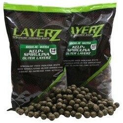 Starbaits .  Бойлы LayerZ Kelp and Spirulina 18mm 800g(32.26.93)