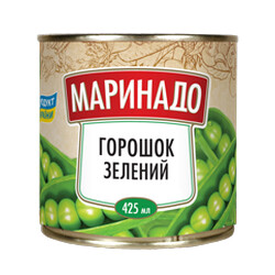 Маринадо. Зелёный горошек 420 г (4820078576353)