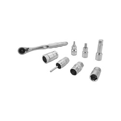 Birzman. Ключ трещетка з набором голівок 1/2" Ratchet Wrench Set(4714247519732)
