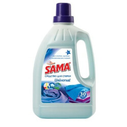 Sama. Средство для стирки Universal для хлопка, льняных и синтетических тканей1500г (4820020262532)