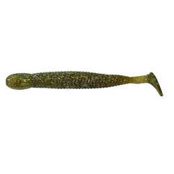 Big Bite Baitst. Силикон  Paddle Tail Grub 2.5" Gold Avocado (1838.01.28)